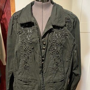 Distressed jacket